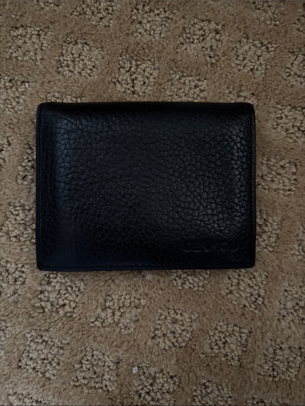 Pebbled Black Leather Bi-Fold Wallet by Bellroy